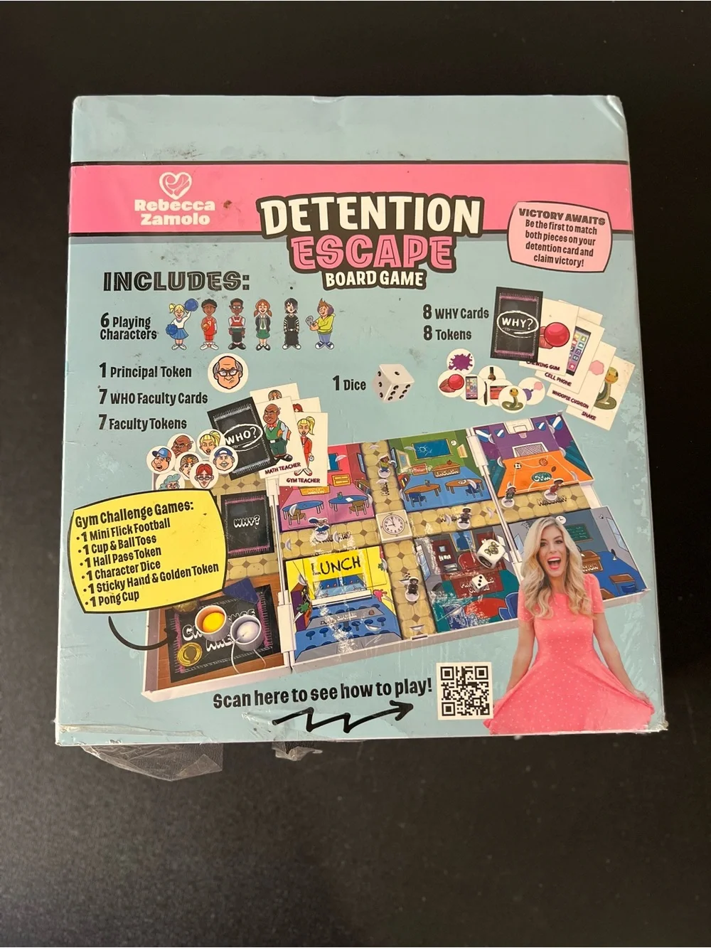 Rebecca Zamolo: Detention Escape Board Game Escape Room Adventure! New Sealed